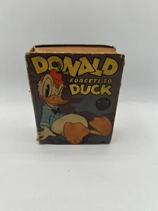 1939 Big Little Book #1434 Donald Duck Forgets to Duck Walt Disney - Imagen 1 de 7
