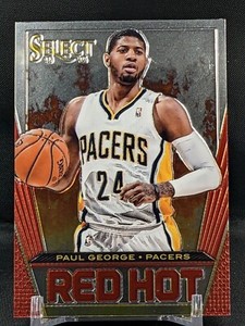 2013-14 Panini Select Red Hot Paul George #48 #1A