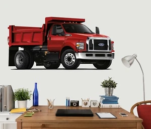 Cartel mural de papel tapiz 3D camión P22 transporte pegatinas de pared Zoe - Imagen 1 de 6