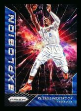 2016-17 PANINI PRIZM RUSSELL WESTBROOK BLUE WAVE HOLO EXPLOSION THUNDER #59/99!