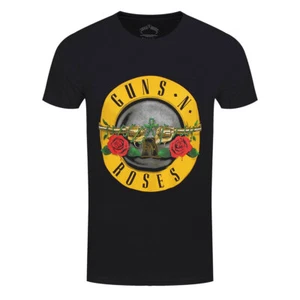 Guns N Roses T-Shirt Logo Rock Band New Black Official - Picture 1 of 4