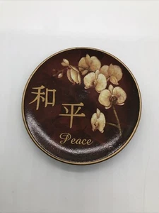 Chinese Peace Dish Orchids 4” REPLACEMENT Decorative Home Decor Good Vibes - Picture 1 of 19