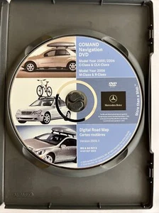 MERCEDES BENZ OEM NAVIGATION DVD Fits C, CLK, M, R-CLASS A1698273059 / BQ6460213 - Picture 1 of 3