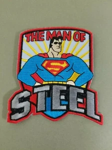 Superman Embroidered Iron On Patch. - Picture 1 of 1