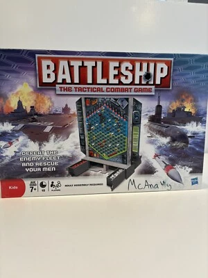 Battleship Tactical Combat Game 2009 Hasbro Double Sided Battle Grid Complete - Image 1 of 4