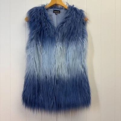 Chaleco Rue 21 Mujer Boho Festival Ombre Imitación Piel Talla S/M Dopamina Rave Ropa de Club Foto 1 de 4