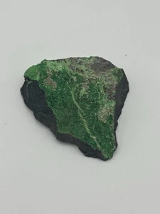 104g 3"x2" RARE Green Uvarovite Garnet Crystal on Matrix Russia Mineral Specimen - Picture 1 of 12