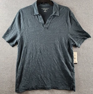 Camisa Polo de Lino Cuello Johnny The Men's Store at Bloomingdale's S Pizarra Oscura - Imagen 1 de 10