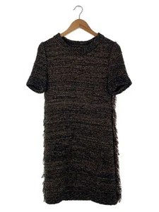 FENDI Other Lame Jacquard Short Sleeve Dress Black FZ7674 FAD Used - Picture 1 of 4