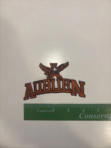 Auburn Tigers Iron On Embroidered Script Patch - Picture 1 of 1
