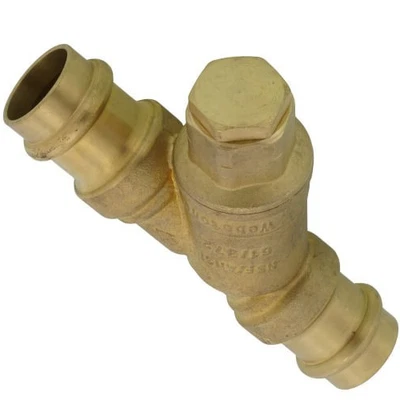 (2 штуки) 3/4» пресс кованый DZR латуни Y-сетчатый фильтр с 1/2» подключаемый порт NPT - Изображение 1 из 2