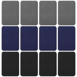 12 Stück Stoffreparaturflicken, 4 x 3 cm Baumwolle Bügelflicken für Kleidung - Bild 1 von 7