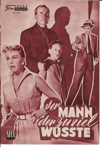 Neues Filmprogramm - Alfred Hitchcock - Der Mann der zuviel wusste - Doris Day - Picture 1 of 1