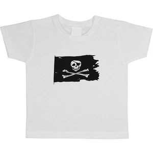 'Pirate Flag' Children's / Kid's Cotton T-Shirts (TS029192) - Picture 1 of 9