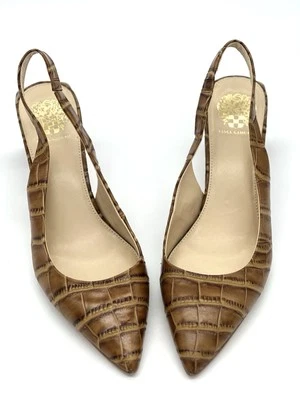 Tacones de salón Vince Camuto Hamden Barn marrón para mujer talla 11 Foto 1 de 4