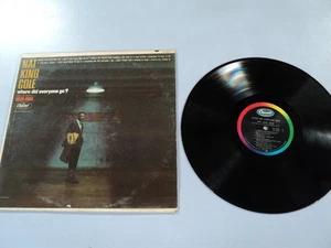 Vintage Nat King Cole - Where Did Everyone Go? 12" Vinyl Album Capitol - Picture 1 of 5