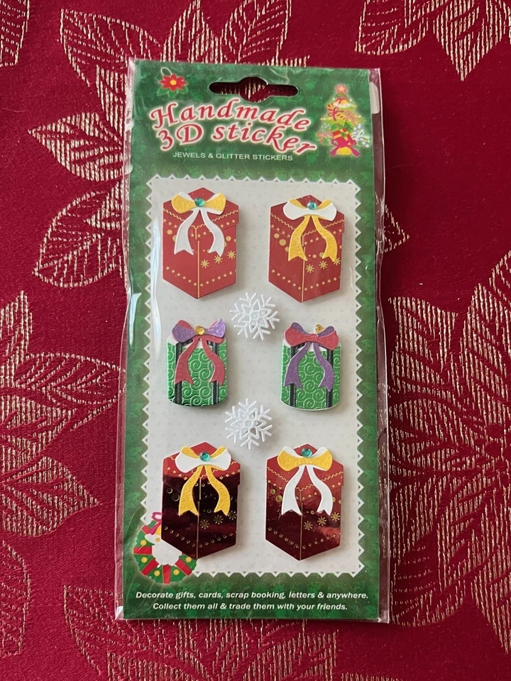 TÚ ELIGES -PEGATINAS 3D VINTAGE DE LÁMINA DE NAVIDAD/ENVÍO GRATUITO/AÑADIRÁS MÁS Foto 1 de 1