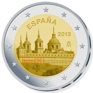 2 EURO COMMEMORATIVO SPAGNA 2013 Escorial FDC - Zdjęcie 1 z 1
