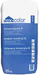 Tex-Color TCT1702 Mineralputz K 3mm Körnung 25 kg Sack Scheibenputz Kratzputz - Bild 1 von 1