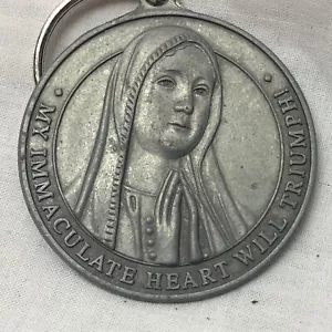 Religiöser Schlüsselanhänger Unbeflecktes Herz Metall - Bild 1 von 5