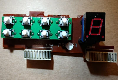 Tandberg 3001 3011 preset switch PCB. Board to help install all switches at once