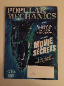 POPULAR MECHANICS - JULY/AUGUST 2018 INSIDE JURASSIC WORLD FALLEN KINGDOM - Picture 1 of 1