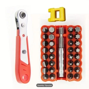35pcs/ 1 Set Right Angle Screwdriver Mens Gifts - 90 Degree Offset Ratcheting Sc - Picture 1 of 6