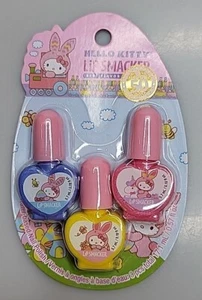 Lip Smacker Hello Kitty Water-Based Nail Polish Trio Safe Gift For Girls - Picture 1 of 2