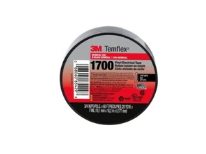 Cinta eléctrica de vinilo PVC 3M Temflex 3/4" X 60' 3 rollos 32° a 176°F UL listada - Imagen 1 de 1