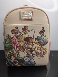 BNWT Loungefly Disney Princess Sketch Mini Backpack - Picture 1 of 7