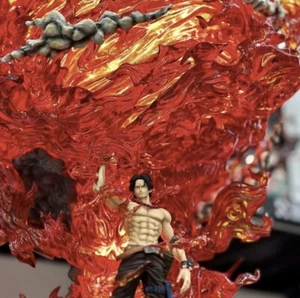 Luffy Gear 5 Figure Ace Fire Fist One Piece Figure Anime Statue One Piece Ace - Picture 1 of 7