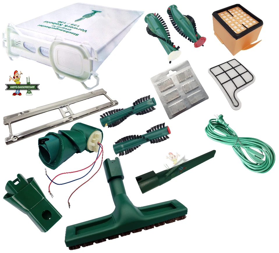 MARKENLOS 6-30 Staubsaugerbeutel Zubehör Ersatzteile geeignet Vorwerk Kobold VK 135 136