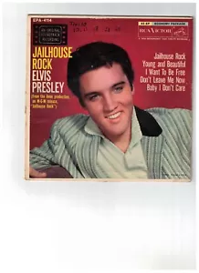 Elvis Presley ROCK A BILLY EP (RCA EPA 4114) Jailhouse Rock/Young Beautiful NM- - Imagen 1 de 4
