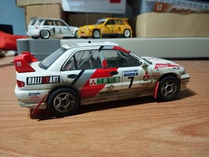 kit 1/24 monté built Hasegawa Mitsubishi Lancer Evo3 WRC salie dust sweden rally - Bild 1 von 7