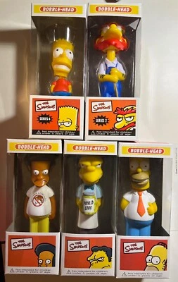 The Simpson's BART, HOMER, APU, MOE & WILLIE Wacky Wobbler Bobble-Heads por Funko Foto 1 de 4
