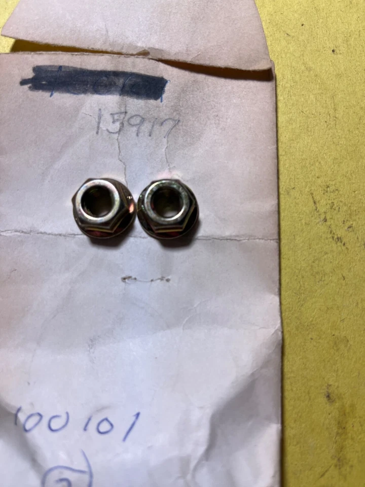 Nuevo de Lote Antiguo Fabricante Original Poulan Barra Tuerca 2 piezas 15917 De Colección Motosierra C28 Foto 1 de 1