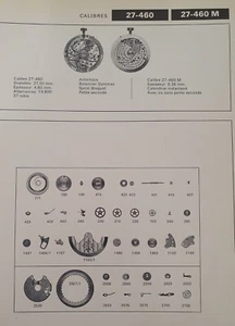 Patek Philippe Cal 27-460 Uhrwerk Teile - Bild 1 von 46