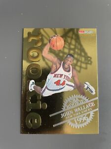 1996-97 NBA Hoops NBA Rookie John Wallace #28 Rookie RC