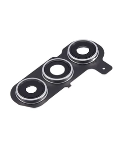 Rückseite Kamera Linse mit Abdeckung Blende Ring für Samsung Galaxy S24 Plus 5G (Marmor Grau) - Bild 1 von 5