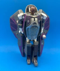Star Wars Transformers Crossover Mace Windu Jedi Starfighter Moves Well LV15 - Picture 1 of 8