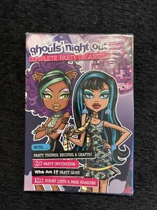 MONSTER HIGH: GHOUL'S NIGHT PARTY ORGANIZER By Parragon Books SEALED - Picture 1 of 6