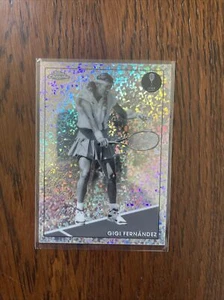 2021 Topps Chrome Tennis Black & White Mini-Diamond Refractor Gigi Fernandez - Picture 1 of 2