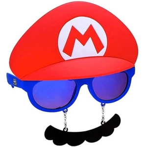 Nintendo Super Mario Bros Sunglasses Sun-Staches of the Character Mario UV400 - Picture 1 of 3