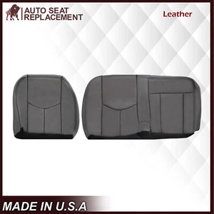 2003-2006 GMC Yukon Sierra Silverado Second Row Bench Bottom Seat Cover Gray - Picture 1 of 19