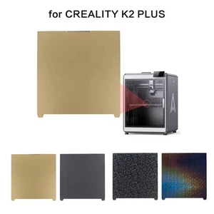 Für Creality K2 Plus Bauplatte Double Textur PEI Federstahl 3D Drucker 37cm - Bild 1 von 17