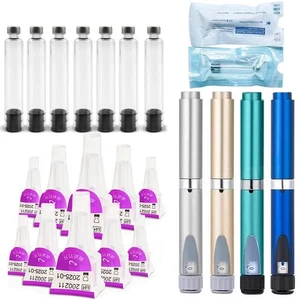 Magic Pen 3 ml cartuccia insulina cassetta vuota set flacone per penna insulina Lilly - Foto 1 di 42