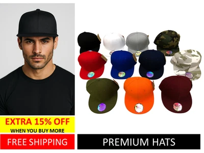 Sombreros lisos originales gorras planas para billetes [Hatco] colores lisos (artículo nuevo) Foto 1 de 4