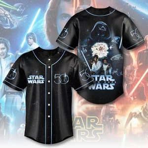Star Wars A New Hope 50th Anniversary Baseball Trikot alle Größen - Bild 1 von 2