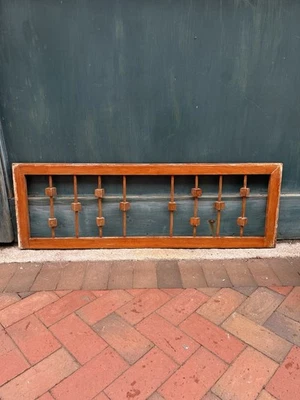 Antiguo palo y bloque de enjuta victoriano salvamento arquitectónico calado como está Foto 1 de 4