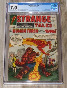 Strange Tales #116 | Marvel 1964 | CGC 7,0 páginas blanco roto a blanco - Imagen 1 de 4